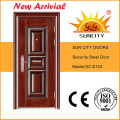 Villa Entrance Door Steel Leaf with Sidelites (SC-S023)